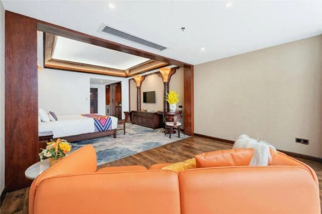 Bed in Immersing Hotels& Resort Guilin International Trade Exhibition Center