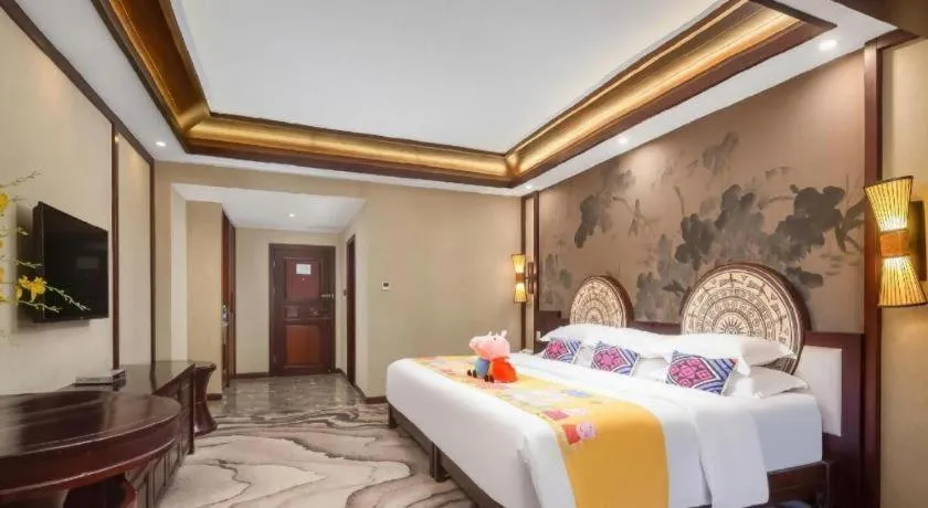 Bed in Immersing Hotels& Resort Guilin International Trade Exhibition Center