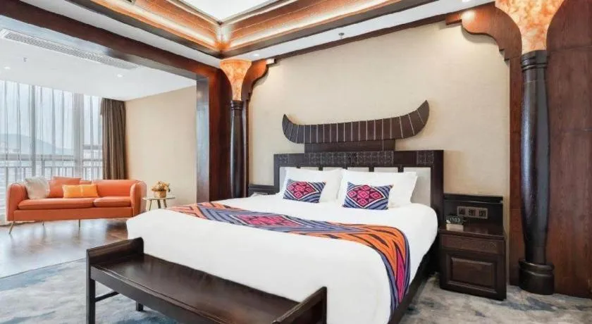 Bed in Immersing Hotels& Resort Guilin International Trade Exhibition Center