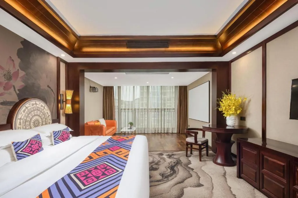 Bed in Immersing Hotels& Resort Guilin International Trade Exhibition Center