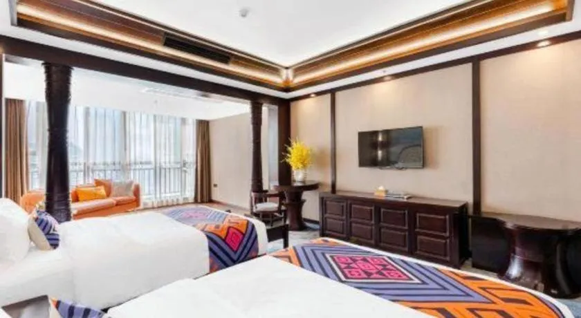 Bed in Immersing Hotels& Resort Guilin International Trade Exhibition Center