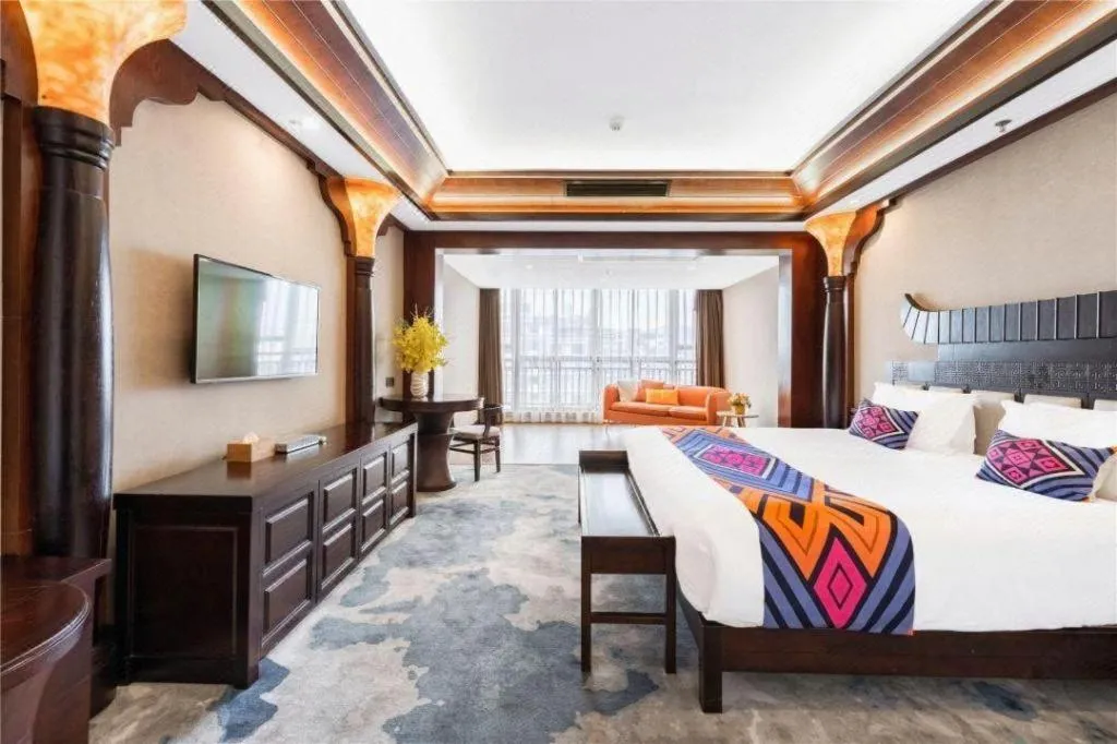Bed in Immersing Hotels& Resort Guilin International Trade Exhibition Center