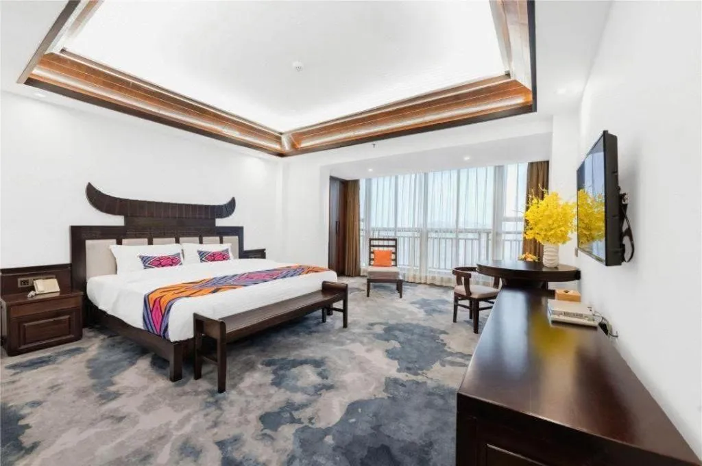 Bed in Immersing Hotels& Resort Guilin International Trade Exhibition Center