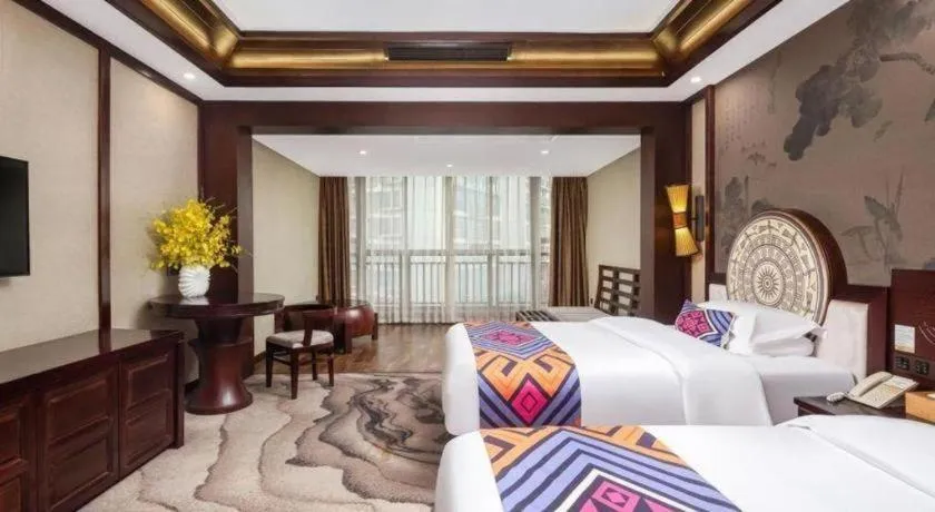 Bed in Immersing Hotels& Resort Guilin International Trade Exhibition Center