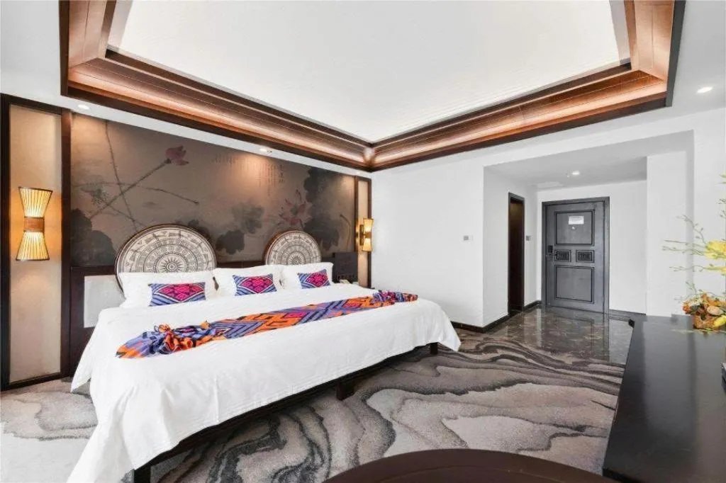 Bed in Immersing Hotels& Resort Guilin International Trade Exhibition Center