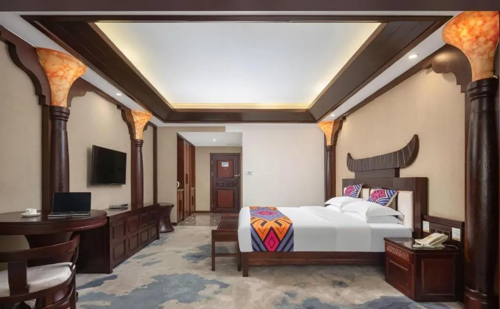 Bed in Immersing Hotels& Resort Guilin International Trade Exhibition Center