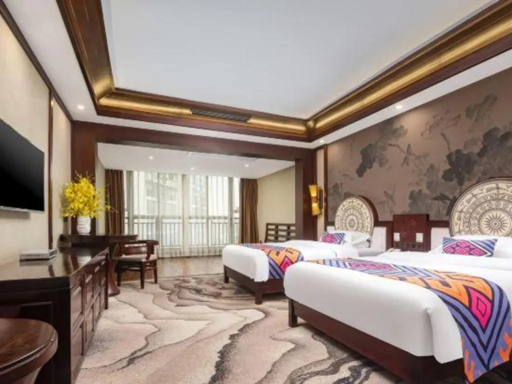 Bed in Immersing Hotels& Resort Guilin International Trade Exhibition Center