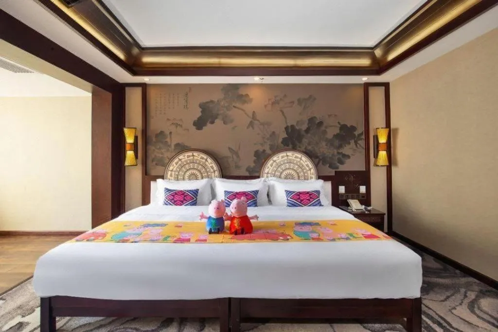 Bed in Immersing Hotels& Resort Guilin International Trade Exhibition Center