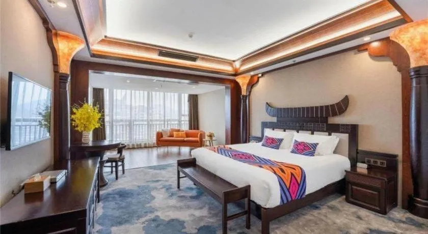 Bed in Immersing Hotels& Resort Guilin International Trade Exhibition Center