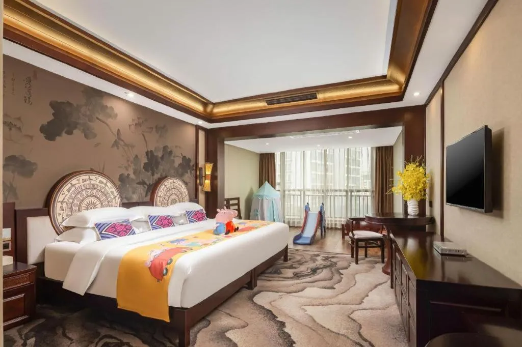 Bed in Immersing Hotels& Resort Guilin International Trade Exhibition Center