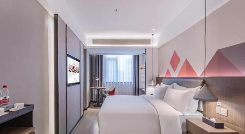 Bed in Borrman Hotel Hezhou High Speed Railway Station Guangming Avenue