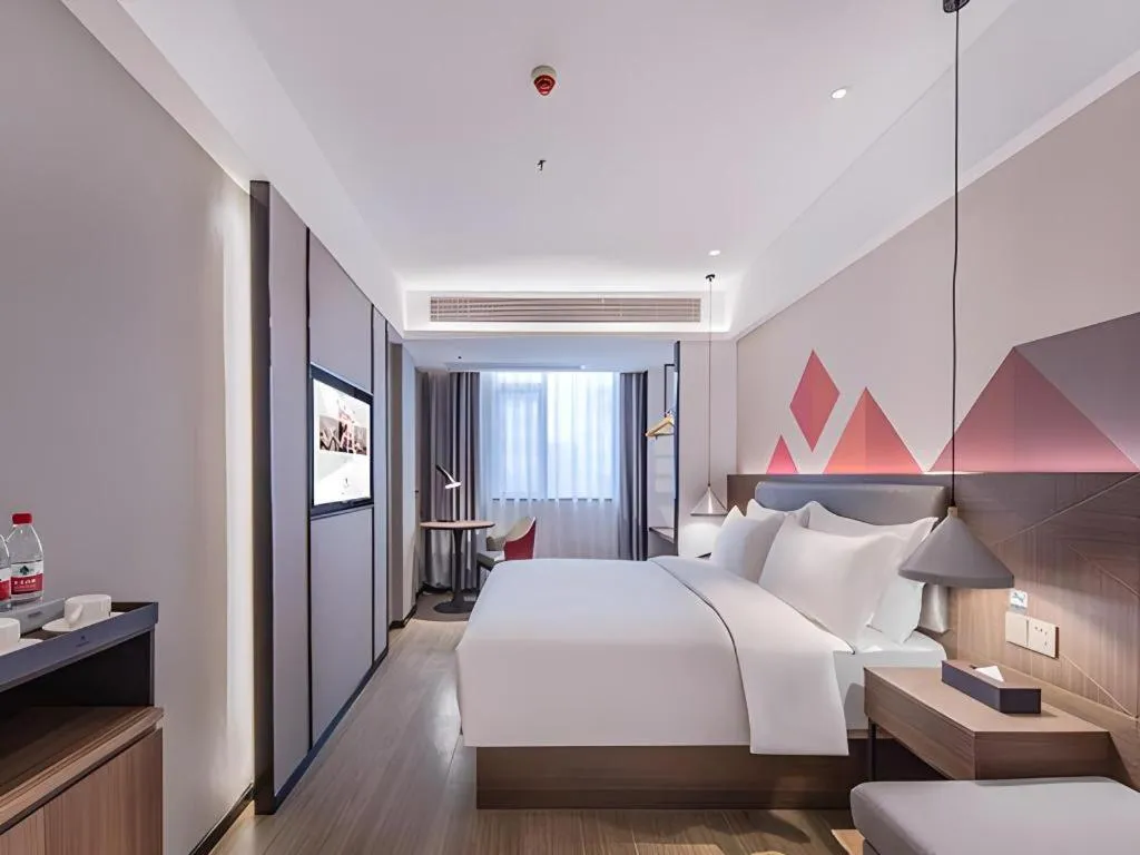 Bed in Borrman Hotel Hezhou High Speed Railway Station Guangming Avenue