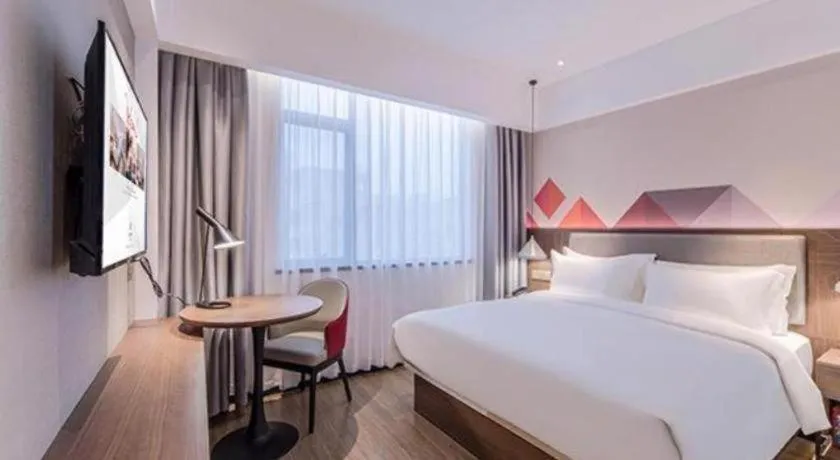 Bed in Borrman Hotel Hezhou High Speed Railway Station Guangming Avenue