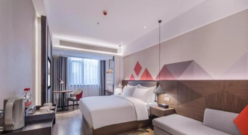 Bed in Borrman Hotel Hezhou High Speed Railway Station Guangming Avenue