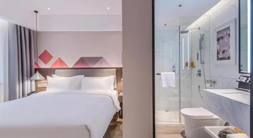 Bed in Borrman Hotel Hezhou High Speed Railway Station Guangming Avenue