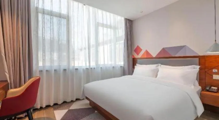 Bed in Borrman Hotel Hezhou High Speed Railway Station Guangming Avenue