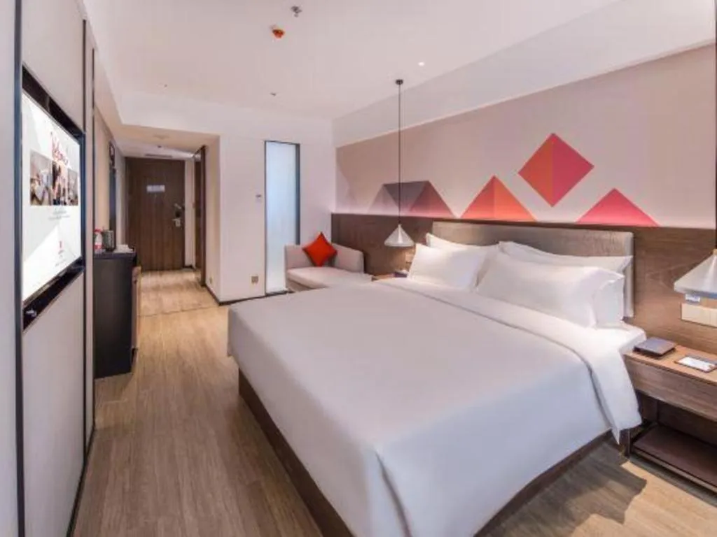 Bed in Borrman Hotel Hezhou High Speed Railway Station Guangming Avenue