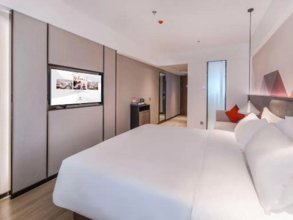 Bed in Borrman Hotel Hezhou High Speed Railway Station Guangming Avenue
