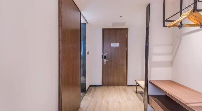 Bed in Borrman Hotel Hezhou High Speed Railway Station Guangming Avenue