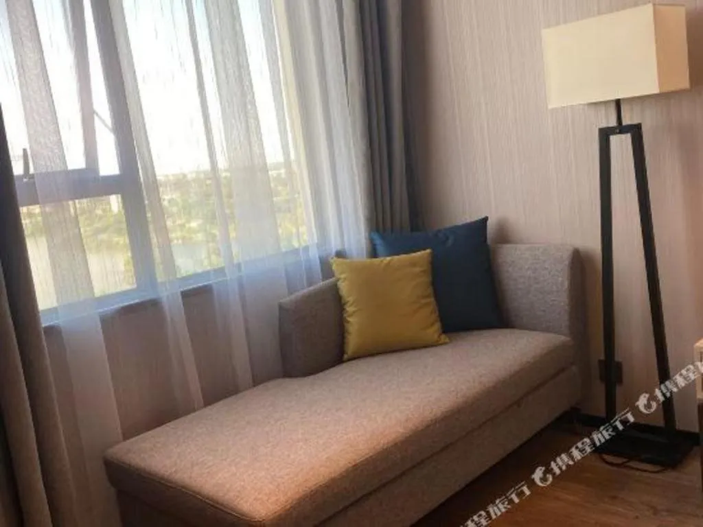 Bed in Echarm Hotel Fangchenggang Qisha