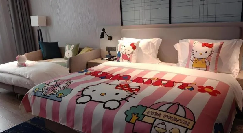 Bed in Echarm Hotel Fangchenggang Qisha