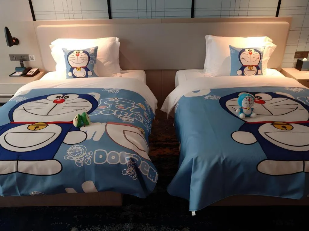 Bed in Echarm Hotel Fangchenggang Qisha