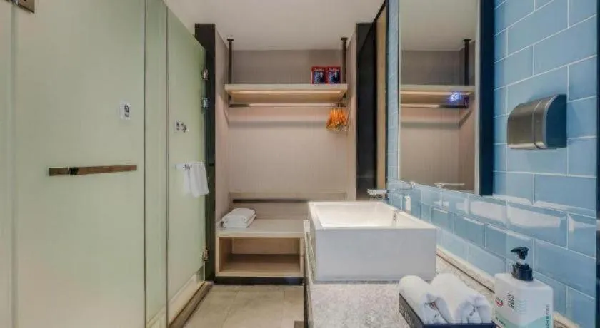 Bed in Echarm Hotel Fangchenggang Qisha