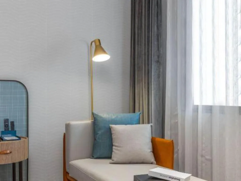 Bed in Echarm Hotel Liuzhou Yaobu Ancient Town