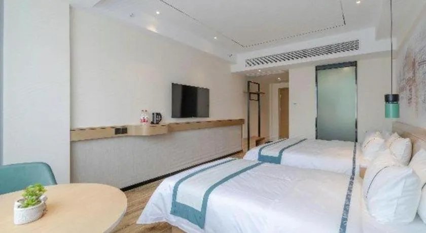 Bed in City Comfort Inn Hefei 1912 Ganghui Plaza
