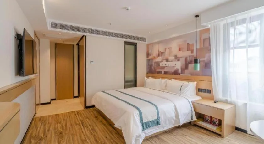 Bed in City Comfort Inn Hefei 1912 Ganghui Plaza