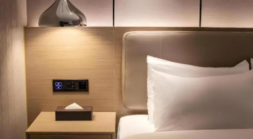 Bed in Borrman Hotel Changsha Meixi Lake West Bus Station Lugu