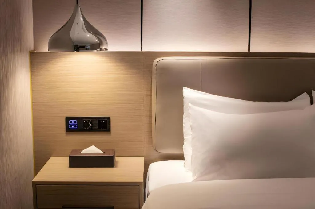 Bed in Borrman Hotel Changsha Meixi Lake West Bus Station Lugu