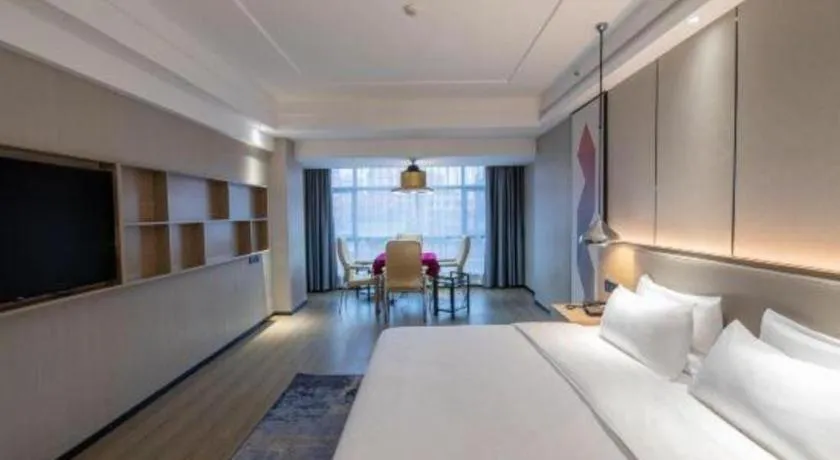 Bed in Borrman Hotel Changsha Meixi Lake West Bus Station Lugu