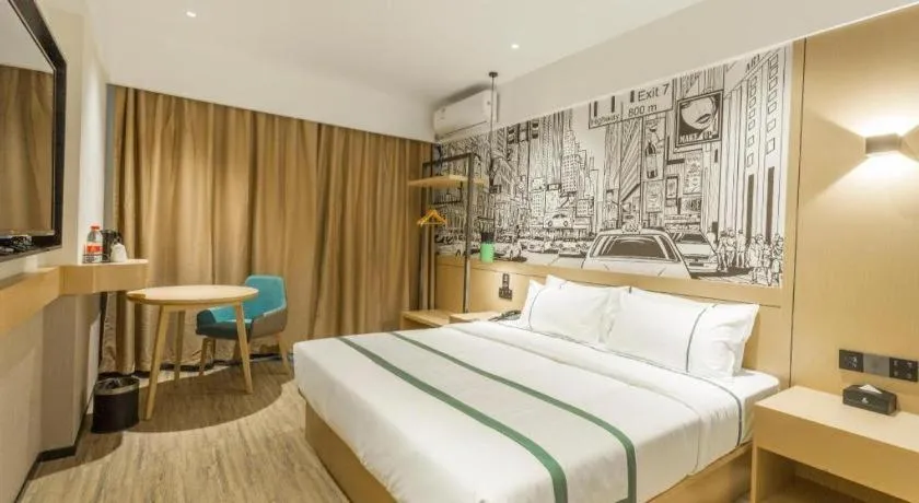 Bed in City Comfort Inn Fangchenggang Qisha