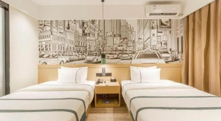 Bed in City Comfort Inn Fangchenggang Qisha