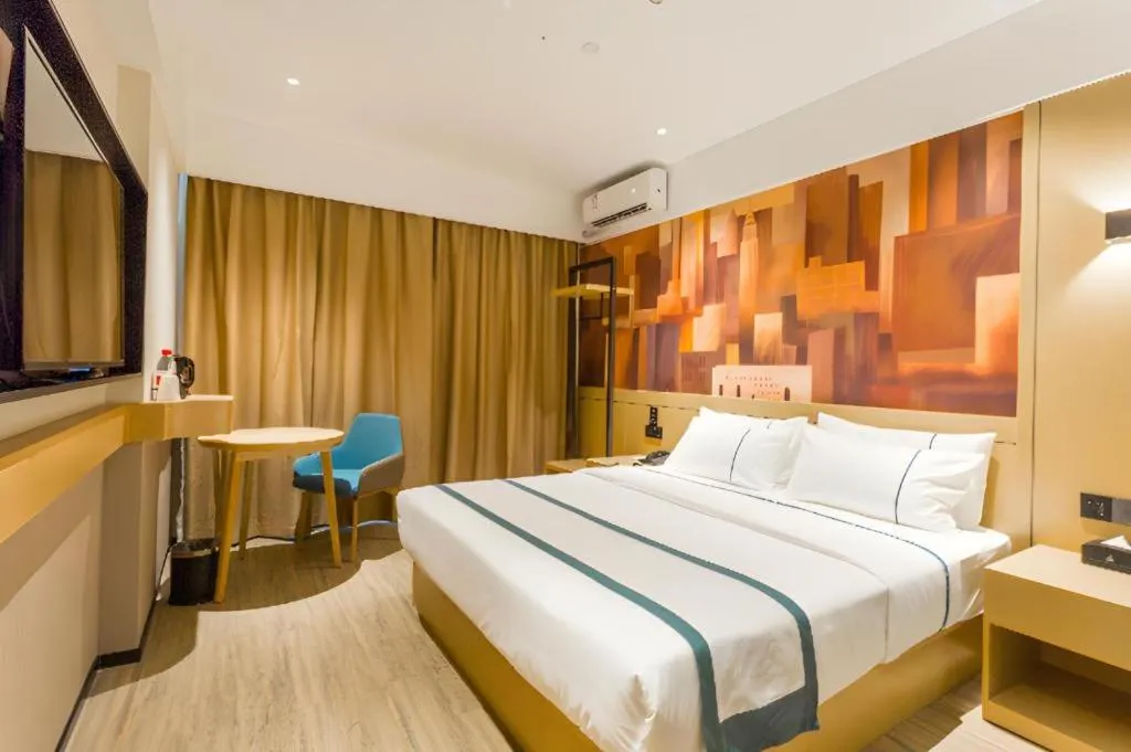 Bed in City Comfort Inn Fangchenggang Qisha