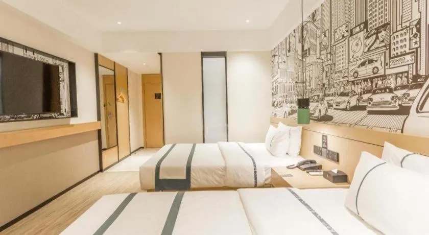 Bed in City Comfort Inn Fangchenggang Qisha