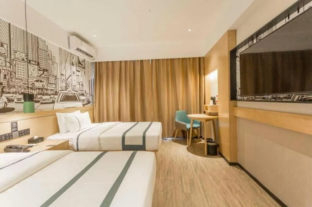 Bed in City Comfort Inn Fangchenggang Qisha