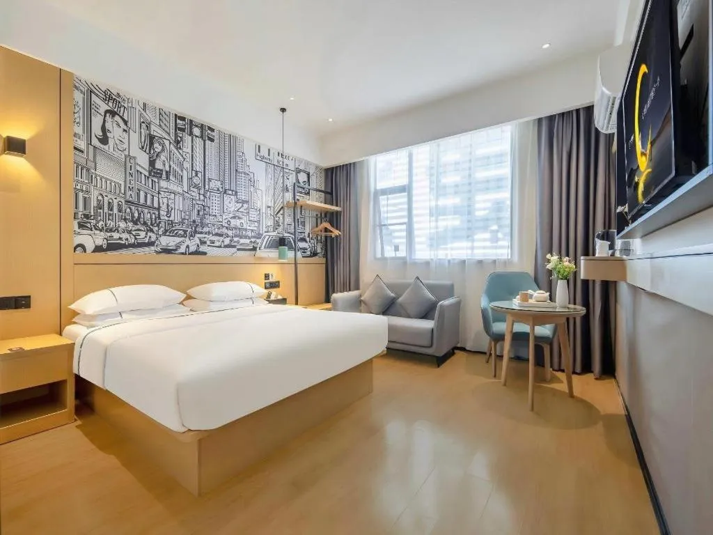 Bed in City Comfort Inn Fangchenggang Qisha