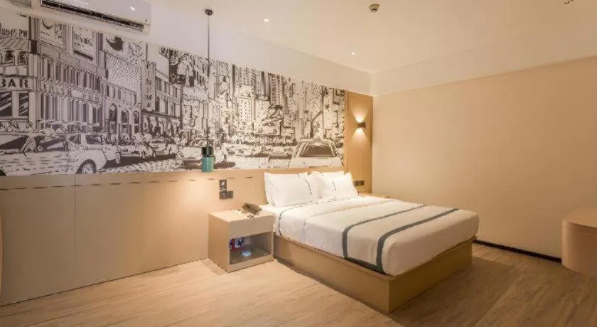 Bed in City Comfort Inn Fangchenggang Qisha