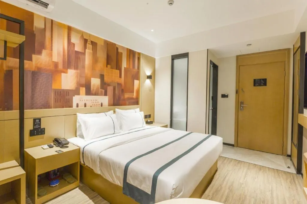 Bed in City Comfort Inn Fangchenggang Qisha