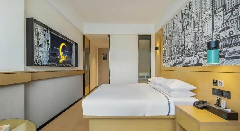 Bed in City Comfort Inn Fangchenggang Qisha