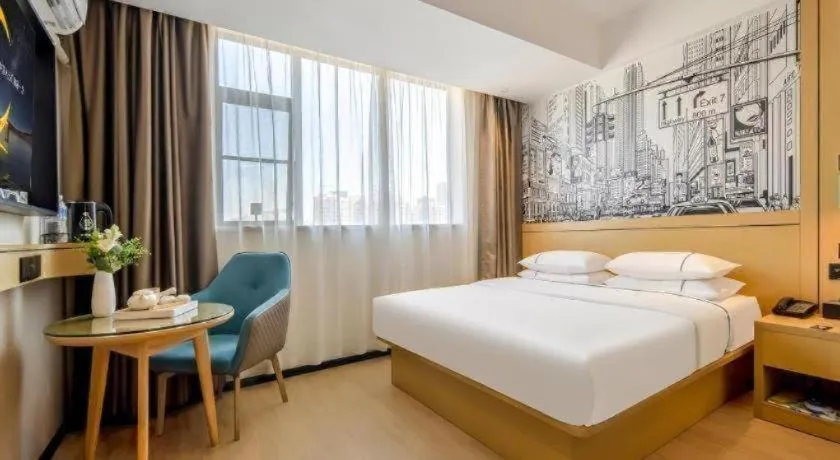 Bed in City Comfort Inn Fangchenggang Qisha