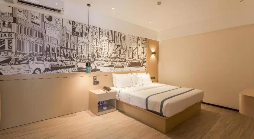 Bed in City Comfort Inn Fangchenggang Qisha