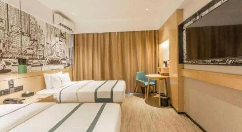 Bed in City Comfort Inn Fangchenggang Qisha