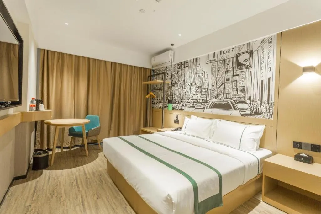 Bed in City Comfort Inn Fangchenggang Qisha