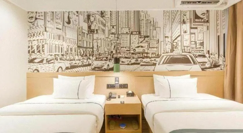 Bed in City Comfort Inn Fangchenggang Qisha