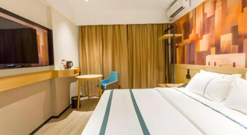 Bed in City Comfort Inn Fangchenggang Qisha