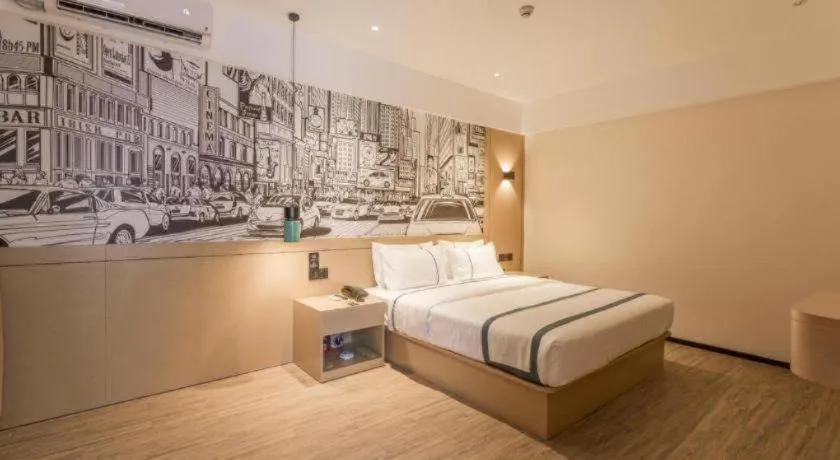 Bed in City Comfort Inn Fangchenggang Qisha