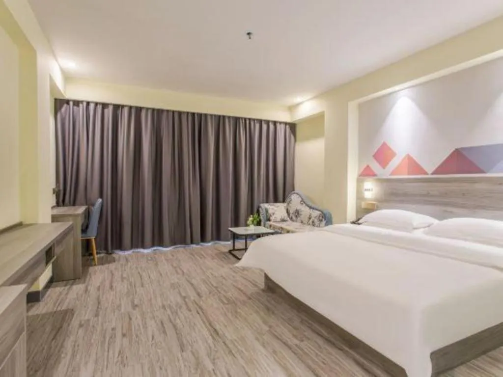 Bed in Borrman Hotel Fangchenggang Qisha